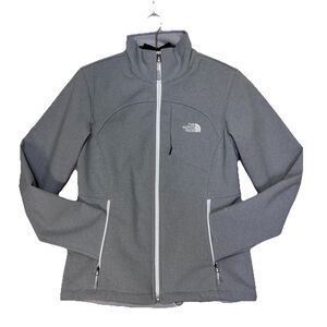 NWOT The North Face Women’s Size M Softshell Windwall Jacket Heather Grey